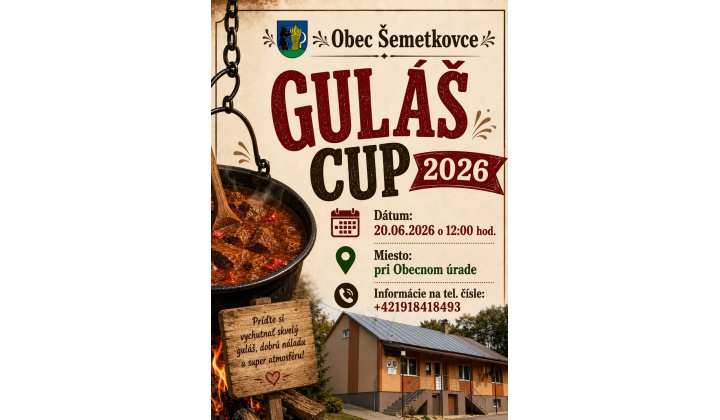 Fotka pre článok Guláš Cup 2026 - pozvánka 