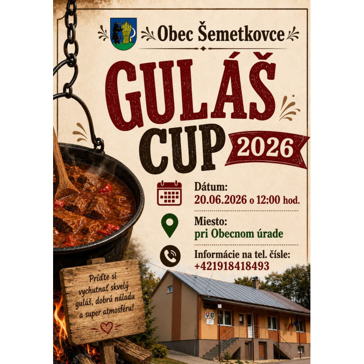 Menšia fotka pre článok Guláš Cup 2026 - pozvánka 