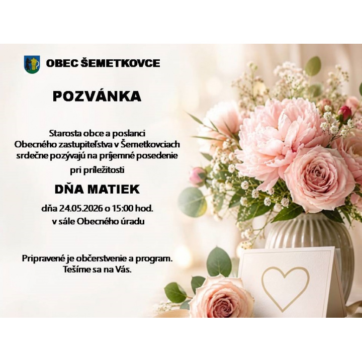 Menšia fotka pre článok Pozvánka - Deň matiek