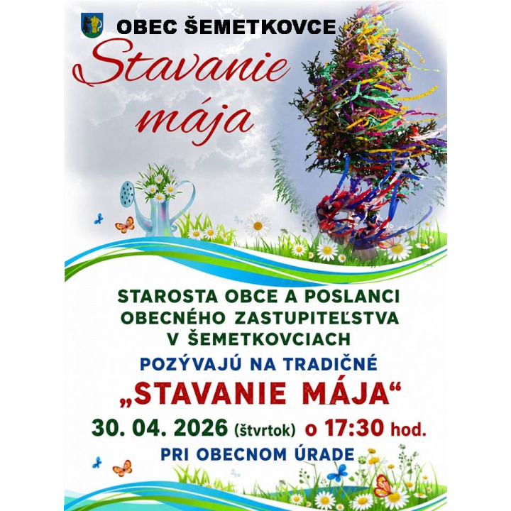 Menšia fotka pre článok Pozvánka - stavanie mája 