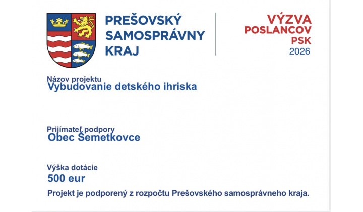Fotka pre článok Vybudovanie detského ihriska